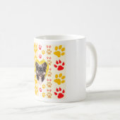 Chihuahua Heart Paw Prints Kaffeetasse (VorderseiteRechts)