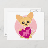 Chihuahua Heart Postkarte (Vorne/Hinten)