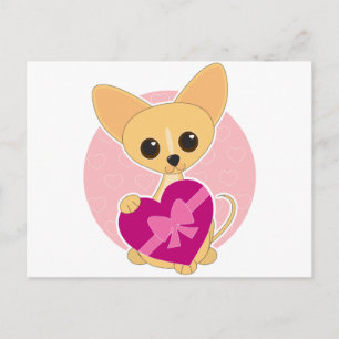 Chihuahua Heart Postkarte