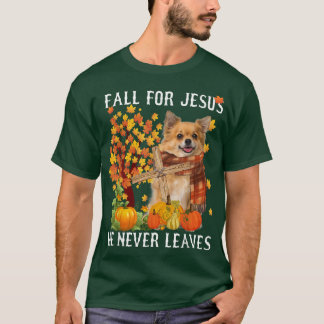 Chihuahua Herbst für Jesus, den er nie Verlasse T-Shirt
