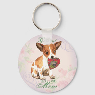 Chihuahua-Herz-Mama Schlüsselanhänger