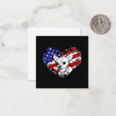 Chihuahua-Herz Mitteilungskarte (Vorderseite/Rückseite Beispiel)