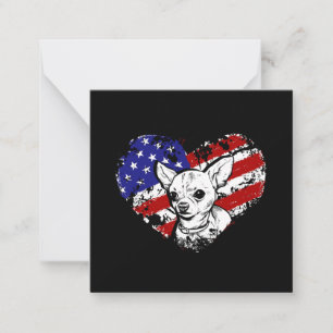 Chihuahua-Herz Mitteilungskarte