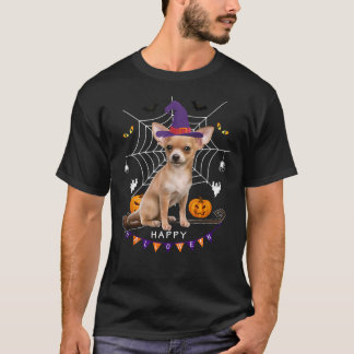 Chihuahua Hexenkürbis Halloween Kids Mens Womens T-Shirt