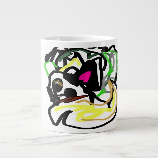 Chihuahua home Jumbo-Tasse (Vorderseite)