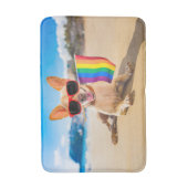 Chihuahua Hund am Strand Badematte (Vorderseite Vertikal)