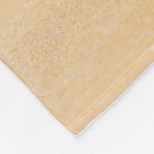 Chihuahua Hund am Strand Fleecedecke (Ecke)