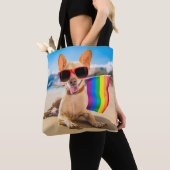 Chihuahua Hund am Strand Tasche (Von Nahem)