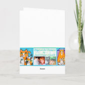 Chihuahua-Hund an der tierärztlichen Klinik, zu A… Dankeskarte (Rückseite)