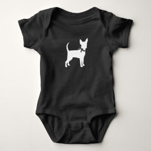 Chihuahua Hund Babydusche Geschlecht neutral Baby Strampler