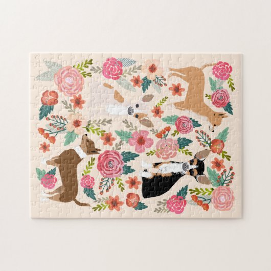 Chihuahua Hund Florenz Puzzle (Horizontal)