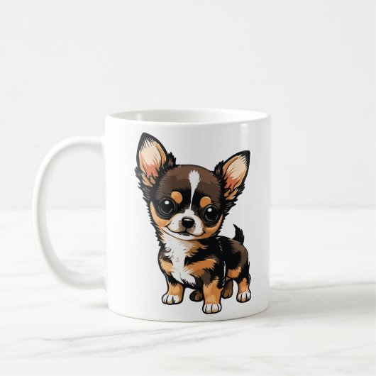 Chihuahua-Hund Kaffeetasse (Links)