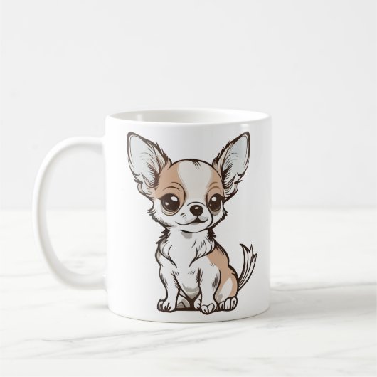 Chihuahua-Hund Kaffeetasse (Links)
