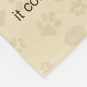 Chihuahua-Hund mein Sonnenschein Fleecedecke (Ecke)