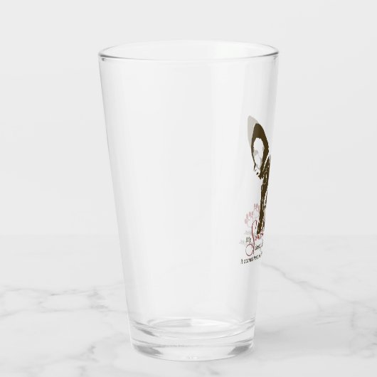 Chihuahua-Hund mein Sonnenschein Glas (Rechts)