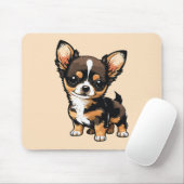 Chihuahua-Hund Mousepad (Mit Mouse)