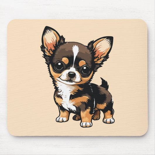 Chihuahua-Hund Mousepad (Vorne)
