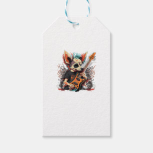 Chihuahua Hund Playing Electric Guitar Rock T - Sh Geschenkanhänger
