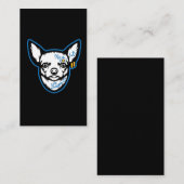 Chihuahua-Hund - tätowierter kleiner Hund für Visitenkarte (Vorne/Hinten)