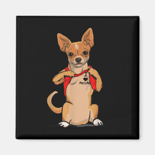 Chihuahua Hund Tattoo I Liebe Mama Niedlich Hundem Magnet