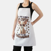 Chihuahua Hund und Kaffeebohnen Schürze (InSitu)