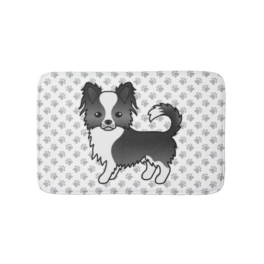 Chihuahua Hund und Paws Badematte (Vorderseite)
