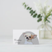 Chihuahua-Hund Visitenkarte (Stehend Vorderseite)