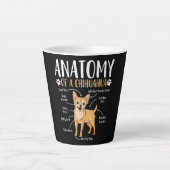 Chihuahua-Hunde-Anatomie Milchtasse (Vorderseite)