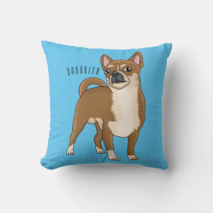 Chihuahua Hunde Cartoon Illustration Kissen