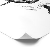 Chihuahua-Hunde-Illustration Zeichnend Poster (Ecke)