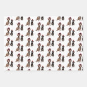 Chihuahua-Hunde in Hüten Geschenkpapier Set (Vorderseite 2)