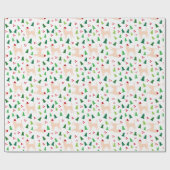 Chihuahua Hunde in Weihnachtsmannmützen Weihnachte Geschenkpapier (Flach)