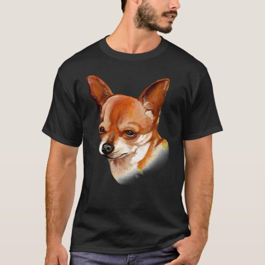 Chihuahua Hunde Lieben mit seinem Volk T-Shirt (Vorderseite)