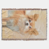 Chihuahua Hunde Malerei Original Art Decke (Vorderseite)