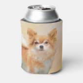 Chihuahua Hunde Malerei Original Art Dosenkühler (Kanne Rückseite)