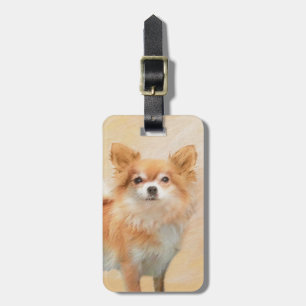 Chihuahua Hunde Malerei Original Art Gepäckanhänger