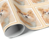 Chihuahua Hunde Malerei Original Art Geschenkpapier (Rolleneckpunkt)