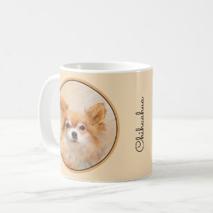 Chihuahua Hunde Malerei Original Art Kaffeetasse