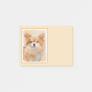 Chihuahua Hunde Malerei Original Art Post-it Klebezettel