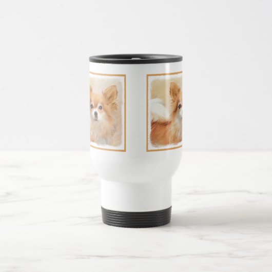 Chihuahua Hunde Malerei Original Art Reisebecher (Mittel)