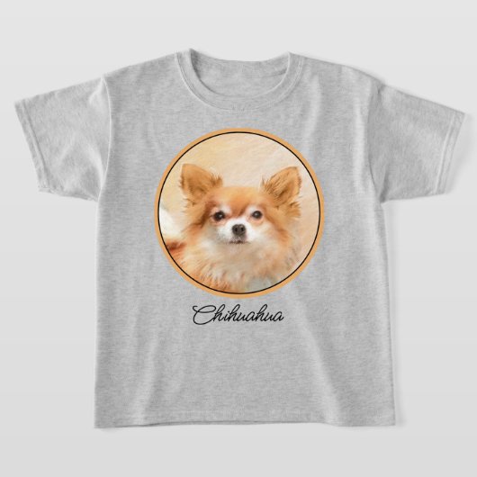 Chihuahua Hunde Malerei Original Art T-Shirt (Ablage )