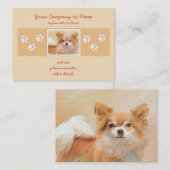 Chihuahua Hunde Malerei Original Art Visitenkarte (Vorne/Hinten)