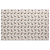 Chihuahua-Hunde pflorieren Stoff (Fat Quarter (45,7 x 55,9 cm))