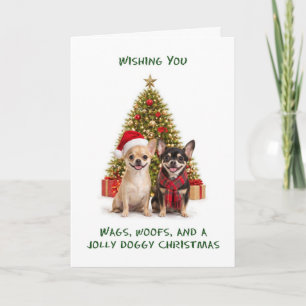Chihuahua Hunde Weihnachten