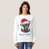 Chihuahua-Hunde Weihnachten Sweatshirt (Vorne ganz)
