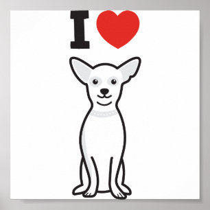 Chihuahua-HundeCartoon Poster