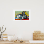 Chihuahua Hundekunst - bezauberndes Porträtmalerei Poster (Küche)