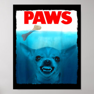Chihuahua-Hundepfoten süße Kinoposter Haustier lus Poster