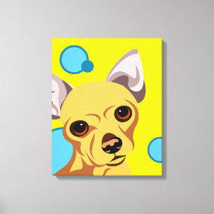 Chihuahua-Hundeporträt Leinwanddruck
