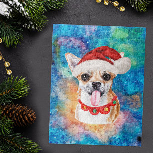 Chihuahua-Hunderasse Weihnachten Puzzle